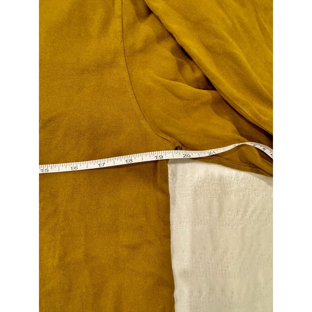 Lacoste Mustard Yellow Hoodie Men's 4 100% Cotton Devanlay Quiet Luxury - Picture 11 of 13